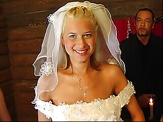 gangbang,busty,bride